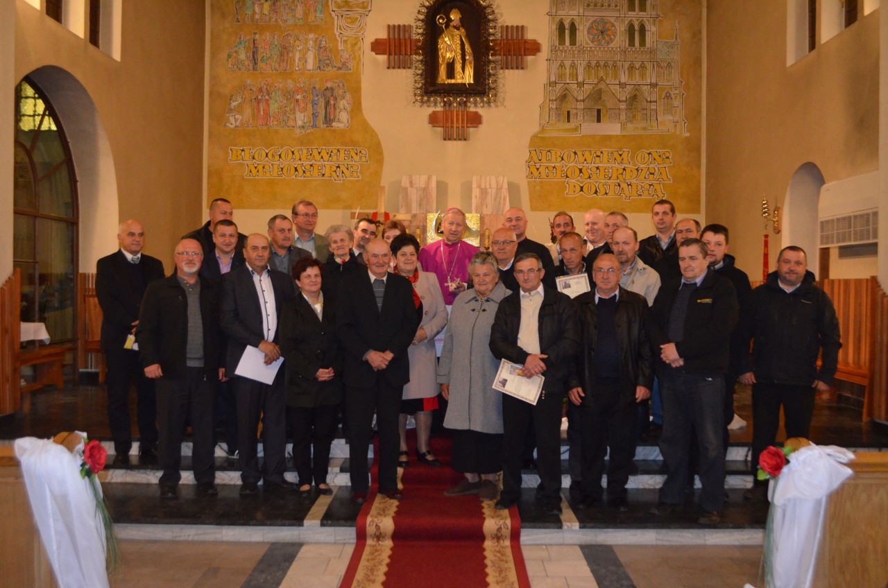 Spotkanie Rady Parafialnej, Rady Ekonomicznej oraz Państwa Rolowych z ks. Biskupem